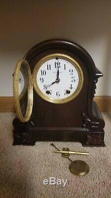 Fully Restored Rare Antique Seth Thomas Milan City Series Mantle Clock C/1900