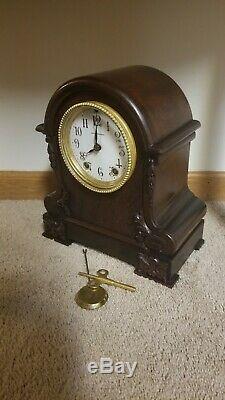 Fully Restored Rare Antique Seth Thomas Milan City Series Mantle Clock C/1900