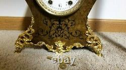 Fully Restored Rare Antique Seth Thomas Paris Adamantine Mantle Clock circa 1894