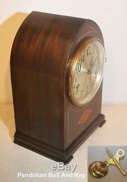 Fully Restored Seth Thomas Mahogany Mid-size Antique Chime Clock No. 95-1926