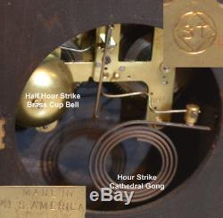 Fully Restored Seth Thomas Prospect No. 2 1913 Antique Time & Strike Clock