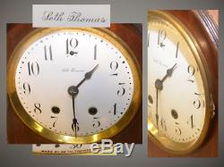 Fully Restored Seth Thomas Tory 1913 Antique Time&strike Cabinet Clock