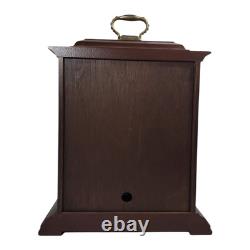 German Seth Thomas Moon Phase Dial Mantel Clock 1219A Wharton 10x12