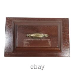 German Seth Thomas Moon Phase Dial Mantel Clock 1219A Wharton 10x12