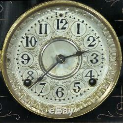 Golden Bronze Antique Seth Thomas Chandler Brothers Mantel Clock from Jan 1899