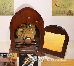 Grand Seth Thomas Restored Antique Chime Clock No 70 1928 In American Walnut