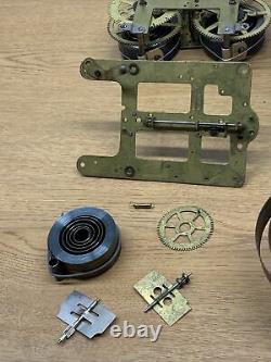 Huge Lot Of Vintage Antique Clock Movement Parts Seth Thomas Franz Hermle