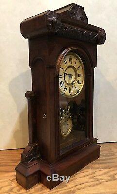 Huge Seth Thomas City Series Pittsburgh V. P. Parlor Shelf Mantle Clock