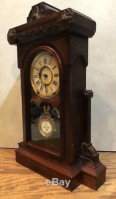 Huge Seth Thomas City Series Pittsburgh V. P. Parlor Shelf Mantle Clock