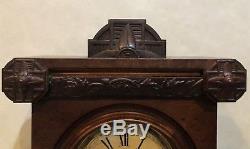 Huge Seth Thomas City Series Pittsburgh V. P. Parlor Shelf Mantle Clock