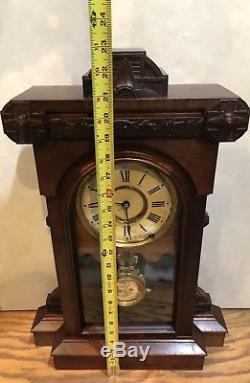 Huge Seth Thomas City Series Pittsburgh V. P. Parlor Shelf Mantle Clock