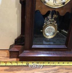 Huge Seth Thomas City Series Pittsburgh V. P. Parlor Shelf Mantle Clock