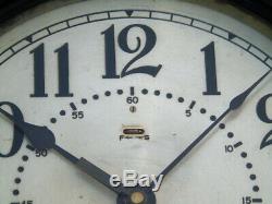 Large 10.5 Inch Seth Thomas 1942 Ww2 Wwii Military Clock Naval Deck MB Watch