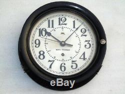 Large 10.5 Inch Seth Thomas 1942 Ww2 Wwii Military Clock Naval Deck MB Watch