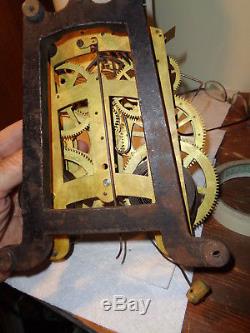 Large-Antique-Seth Thomas- Clock Movement-Ca. 1890-To Restore-#P270