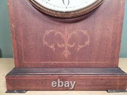 Large Antique Seth Thomas Inlay Design Gothic Clock To Restore