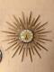 Large Mid Century Seth Thomas Style Starburst Clock Hand Made In The Uk