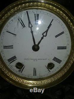 Large Seth Thomas & Sons Clock-iron Figural Clock