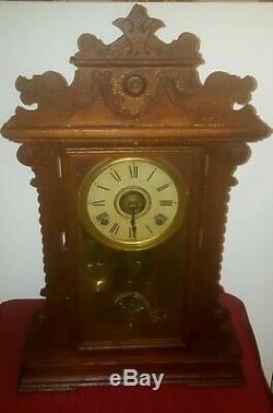 Large Vintage Seth Thomas Parlor Mantel Clock