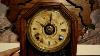 Late 19th Century Seth Thomas Gingerbread Clock Kitchen Clock