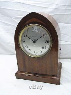 Lg Seth Thomas 4-Bell Sonora Chime Wood Mantle Gothic Clock Beehive Westminster