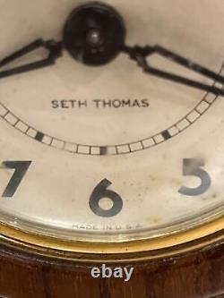 Lot Of Two MID Century Clocks. 1 Seth Thomas Mantel Clock 1 Kienzle Wall Clock