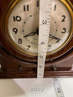 Lot Of Two MID Century Clocks. 1 Seth Thomas Mantel Clock 1 Kienzle Wall Clock