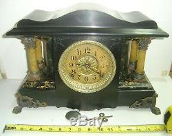 Lovely Seth Thomas Shasta Mantel Clock Recently ran for 8 days straight Estate
