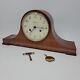 Mcm Seth Thomas Mantle Clock Movement 60s Usa 8 Day Keywound Clock Wood W Key