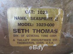 Maritime, Seth Thomas Brass Boat Deck Clock