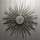 Mid Century Seth Thomas Style Shabby Chick Starburst Clock Hand Made In The Uk