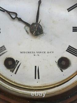 Mitchell & Vance New York Victorian Egyptian revival mantle clock Seth Thomas