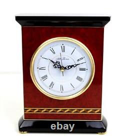 NEW 10Tall Seth Thomas Analog Mantel Clock Battery Operation