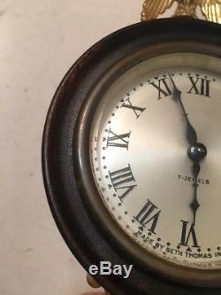 Nice Antique Seth Thomas Mini Banjo Clock Nautical Tablet