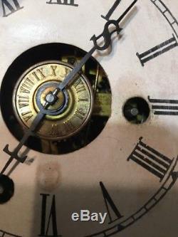Nice Antique Seth Thomas Octagon Top Cottage Clock