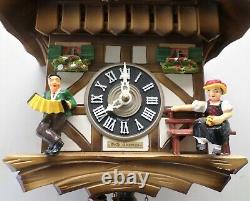 Nice Nice German Black Forest Seth Thomas Swiss Chalet Serenade Cuckoo Clock