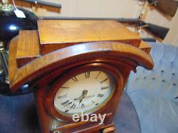 Nice Seth Thomas Rare Arch Top Oak Mantel Clock- Runs/Strikes Fine