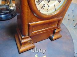 Nice Seth Thomas Rare Arch Top Oak Mantel Clock- Runs/Strikes Fine