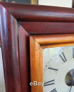 Old 1800s Antique Seth Thomas Mantle Shelf Clock 8 Day