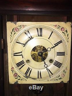 Original Antique Seth Thomas Half Column Clock Weight Driven Running