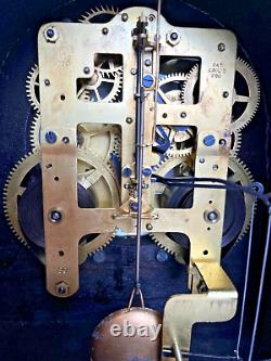 Original Seth Thomas Tambour Mantel Clock Cymbal #6 Quarter Hr. Bim-Bam Chime