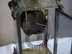 Ornate Bronze Seth Thomas Carriage Clock