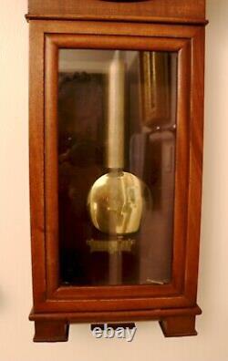 Outstanding Rare Mahogany Antique Seth Thomas No 2 Weight Driven Wall Clock