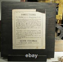 PERFECT! Antique Seth Thomas 1900's Adamantine Mantle Clock CLASSIC RARE BEAUTY