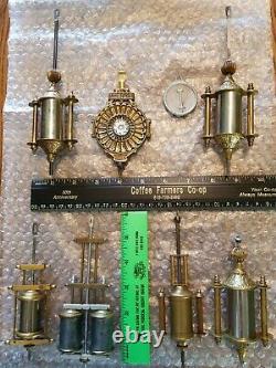 Parlor Or Kitchen Clock Faux Mercury Pendulums & Seth Thomas Eclipse Pendulum