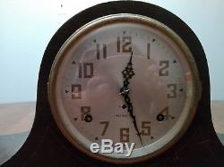 Plymouth Company-Seth Thomas 8-Day Keywound Tambour Style Mantel Clock (Z23B)