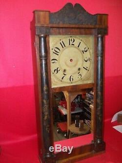 Pretty Nice Looking Original Seth Thomas Wood Wooden Works Clock Case