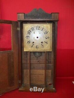 Pretty Nice Looking Original Seth Thomas Wood Wooden Works Clock Case