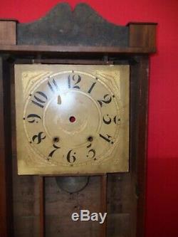 Pretty Nice Looking Original Seth Thomas Wood Wooden Works Clock Case