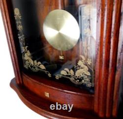 Pristine Seth Thomas Westminster/Ava Maria Quartz Pendulum Mahogany Wall Clock